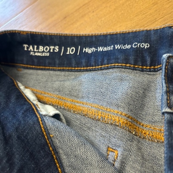 Talbots high-waisted cropped jeans, size 10 - Picture 3 of 5